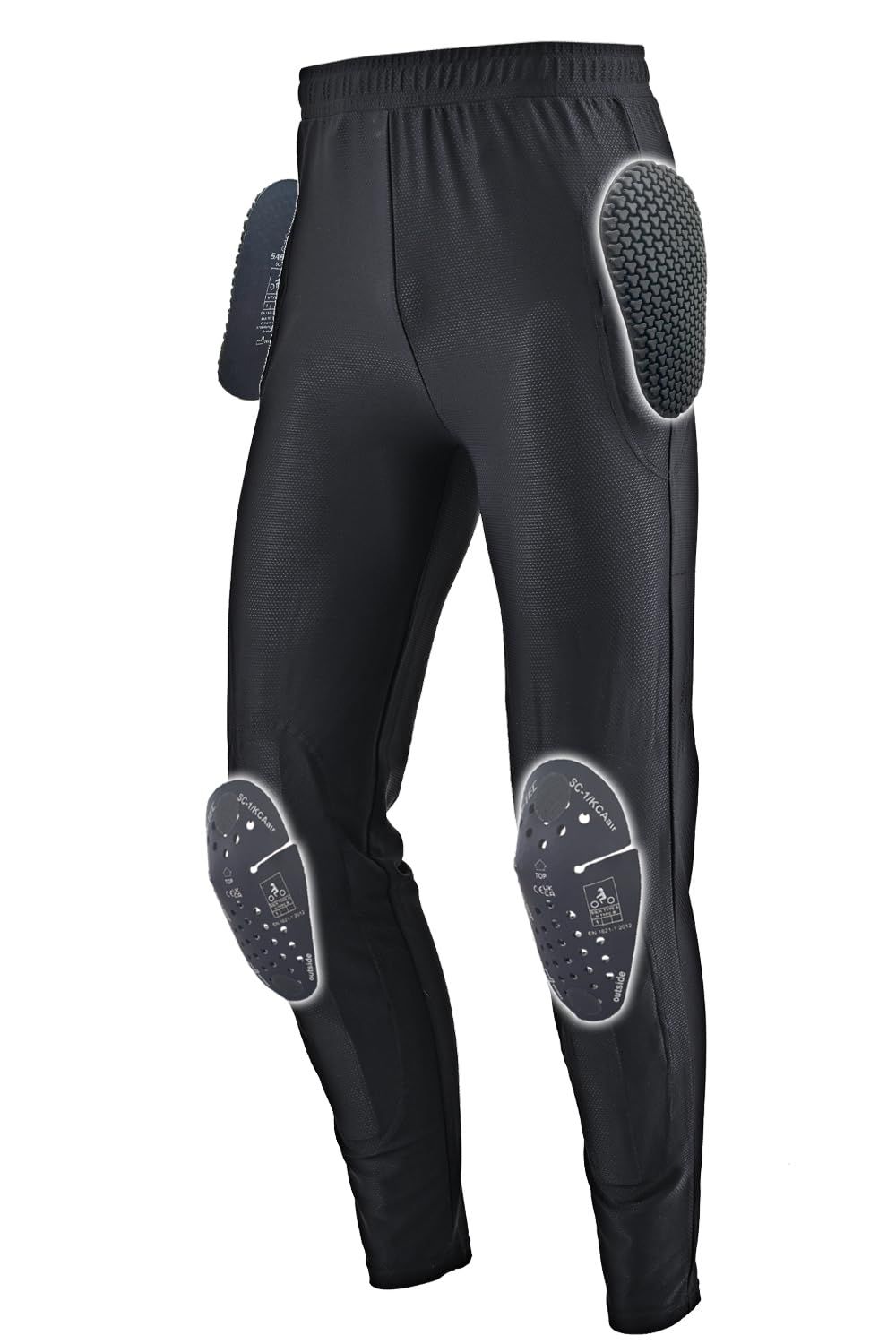 デイトナ Daytona バイク プロテクター インナー パンツ 夏 冷感 メッシュ 吸湿速乾 CE規格 瞬間硬化 ストレッチ生地 スリムフィット DP-005 ブラック WFサイズ レディース 48048