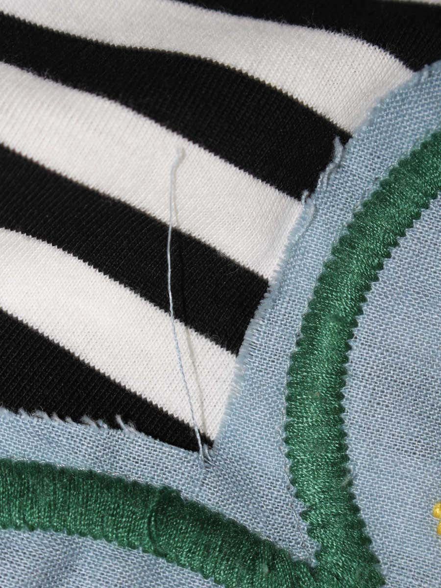 フラワーモチーフ ボーダー