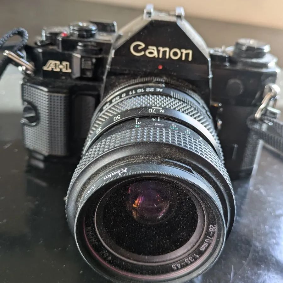 動作未 Canon A 1 レンズ付き