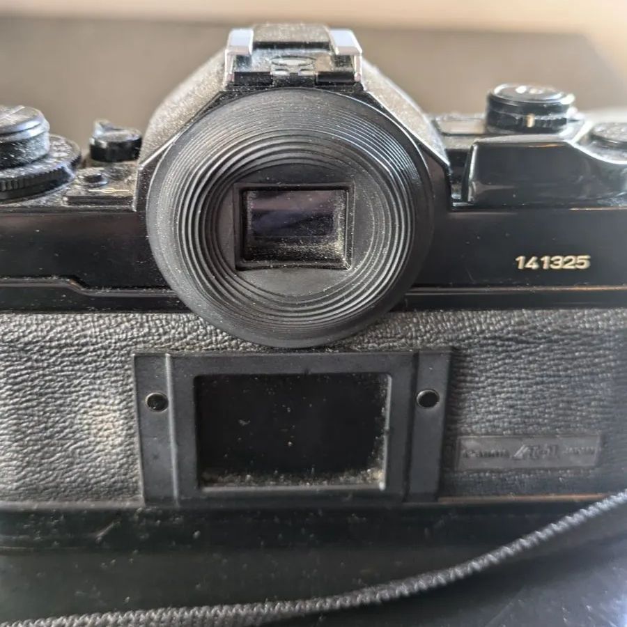  動作未 Canon A 1 レンズ付き 一眼レフカメラ(フィルム) フィルムカメラ