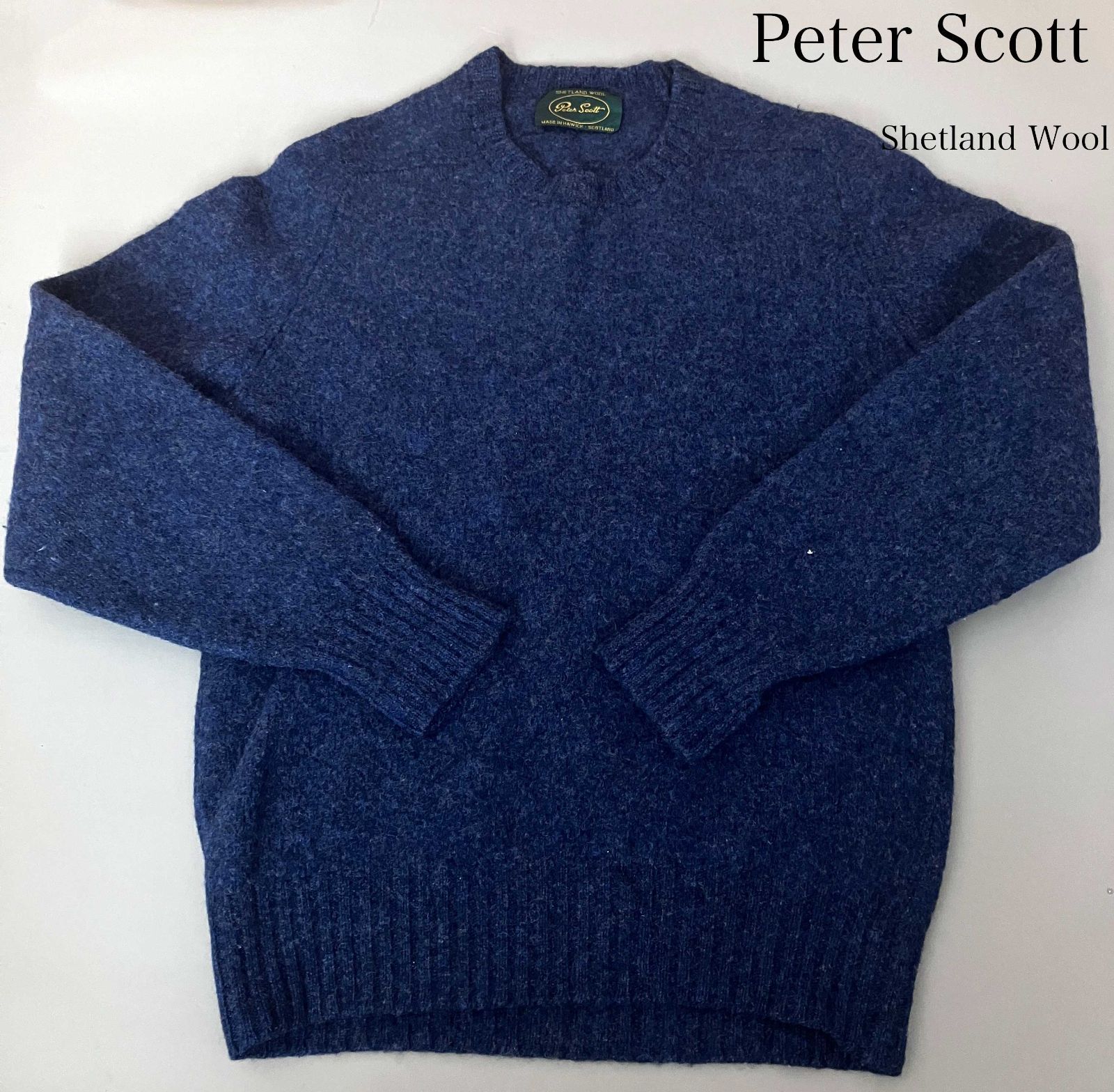 Peter Scott ピーター・スコット シェットランドウール クルーネック 