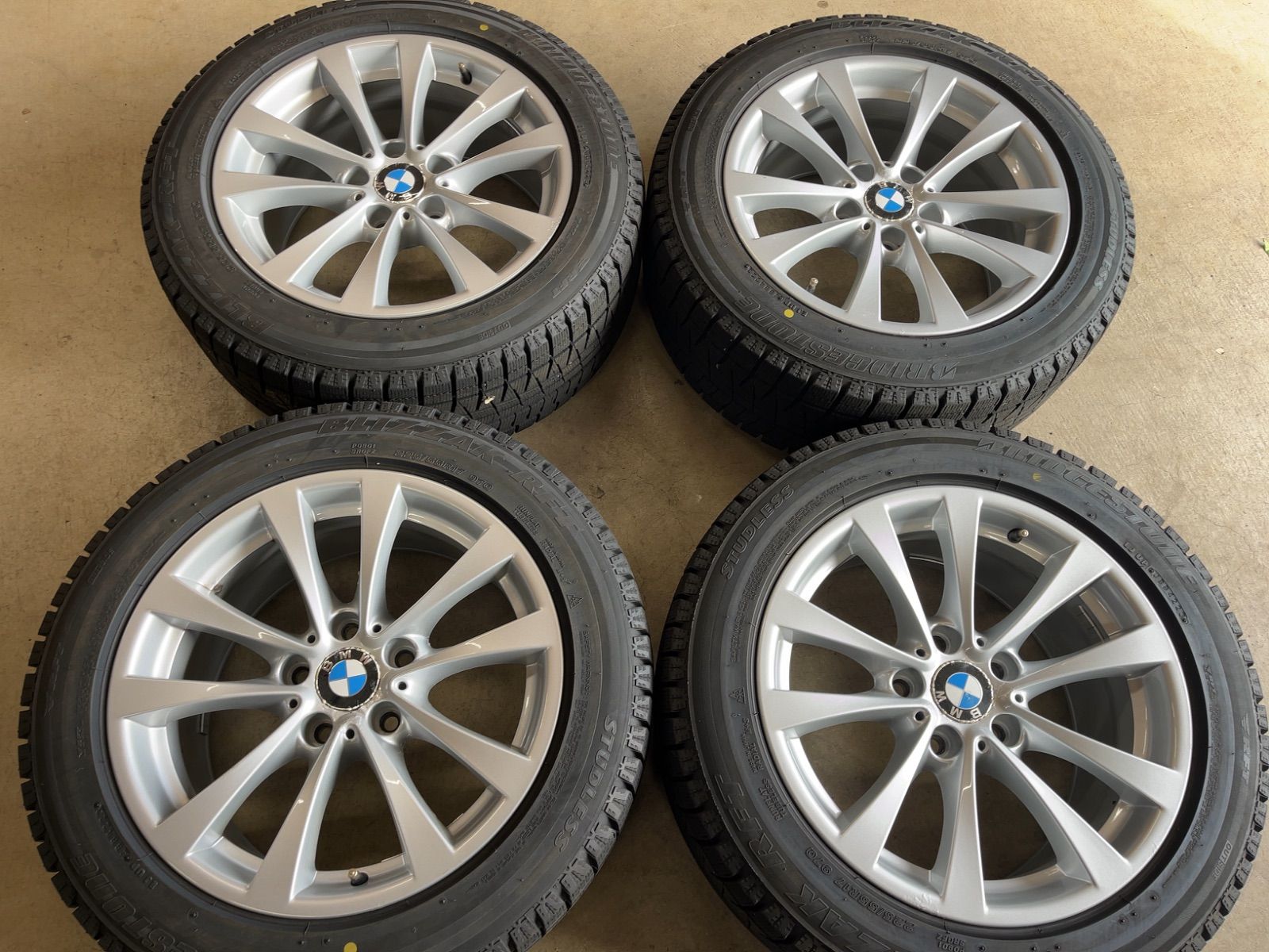 BMW F34 グランツーリスモ 純正品 BS RFT 2025年製 バリ山 17インチ 4本セット