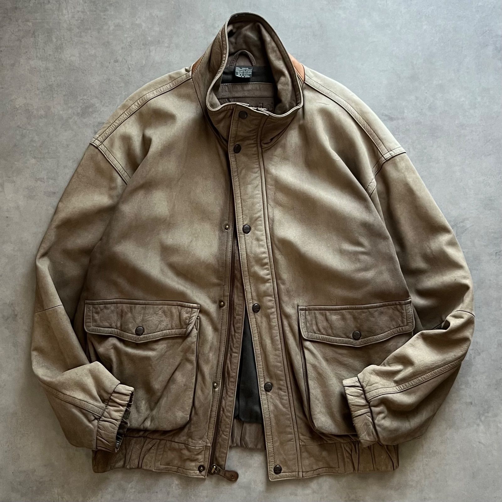 TIMBERLAND A-2 type lether jacket ティンバーランド レザー ジャケット