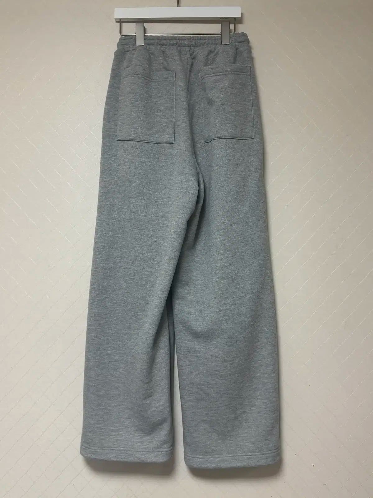 YUNION BLUE ユニオンブルー ツータック ワイド スウェットパンツ グレー S