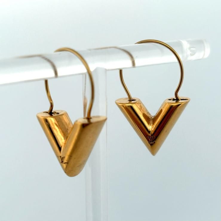 ルイ・ヴィトン LOUIS VUITTON M61088 エセンシャルV ピアス GP