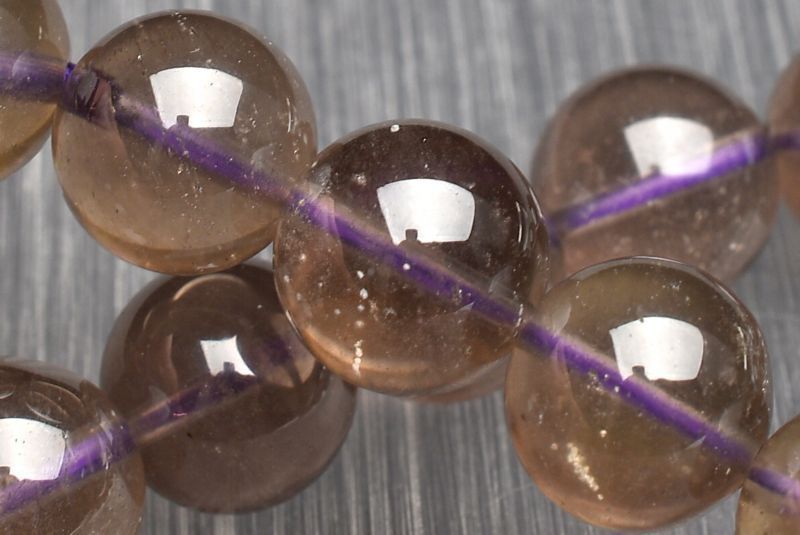 １点物 AAA パープル パープルリビアングラス 10.5mm ブレスレット パワーストーン 天然石 _U7711