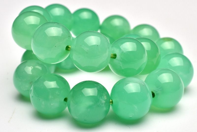 １点物 AAAA アップルグリーン クリソプレーズ 9mm ブレスレット パワーストーン 天然石 _MB247 NEXPOTALLINN_EU