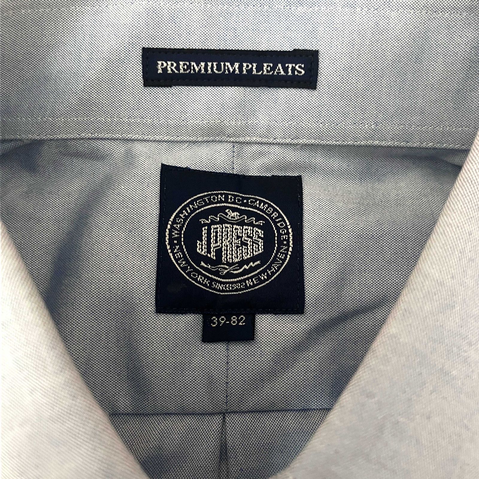 新品 ジェイプレス PREMIUM PLEATS オックスフォード BD シャツ 4L(XL以上) 薄紫 【I44330】 春夏 メンズ 日本製 ボタンダウン 形態安定 SALE／30%OFF PREMIUM PLEATS ⁄ 形態安定