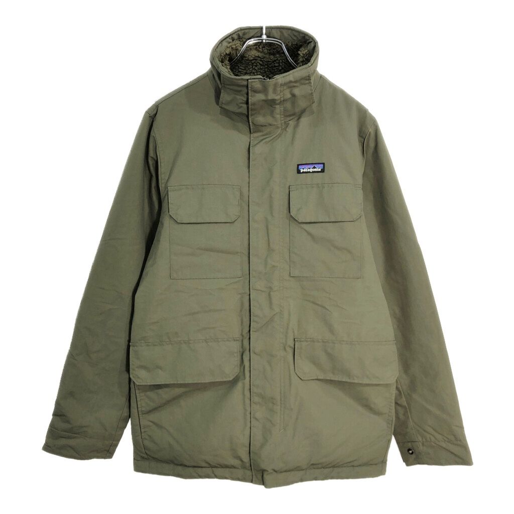 patagonia パタゴニア イスマスパーカージャケット アウトドア オリーブ メンズ S 古着 V6825