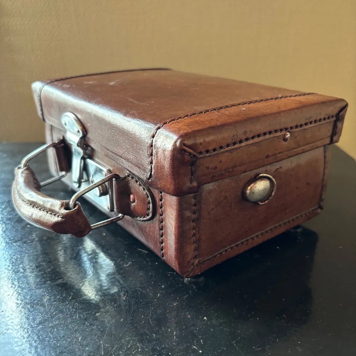 革鞄 アンティークトランク 革鞄 アンティークトランク レザー 旅行