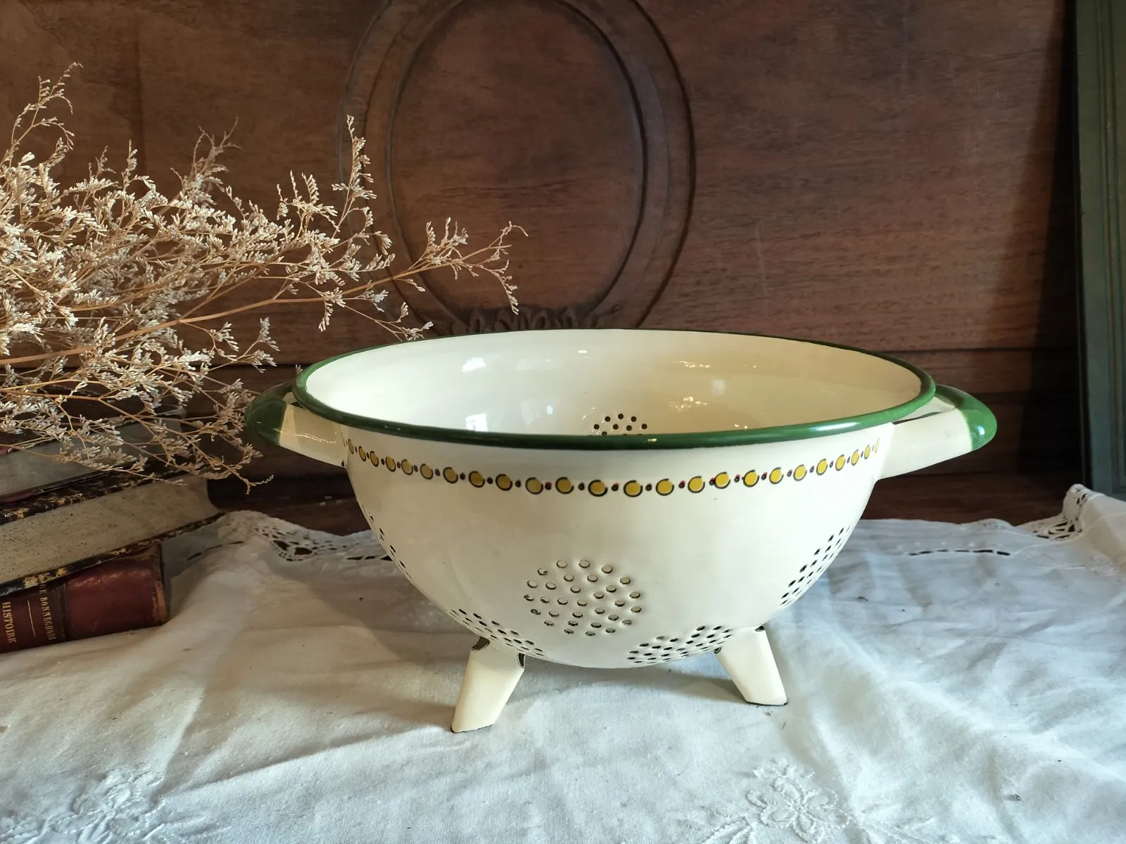 値引OKイギリスアンティーク コランダー イギリスの一番いい時代の製品