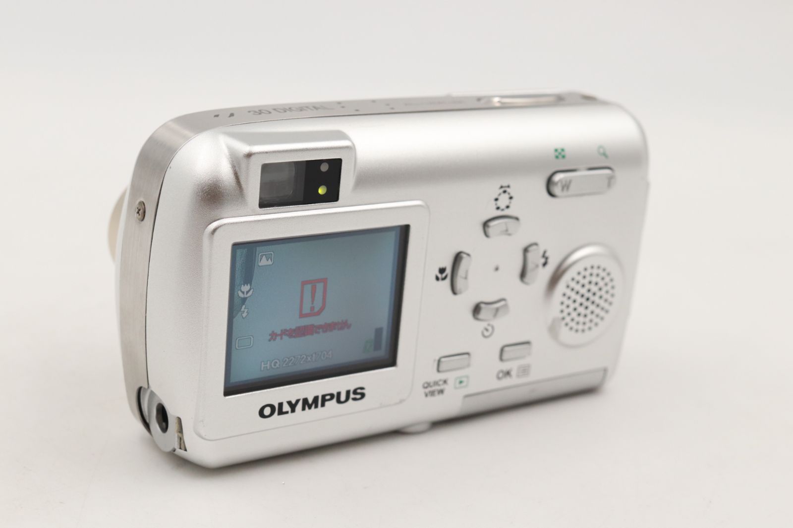 極上品☆オリンパス OLYMPUS μ-30 DIGITAL シルバー ###15117 【公式通販】
