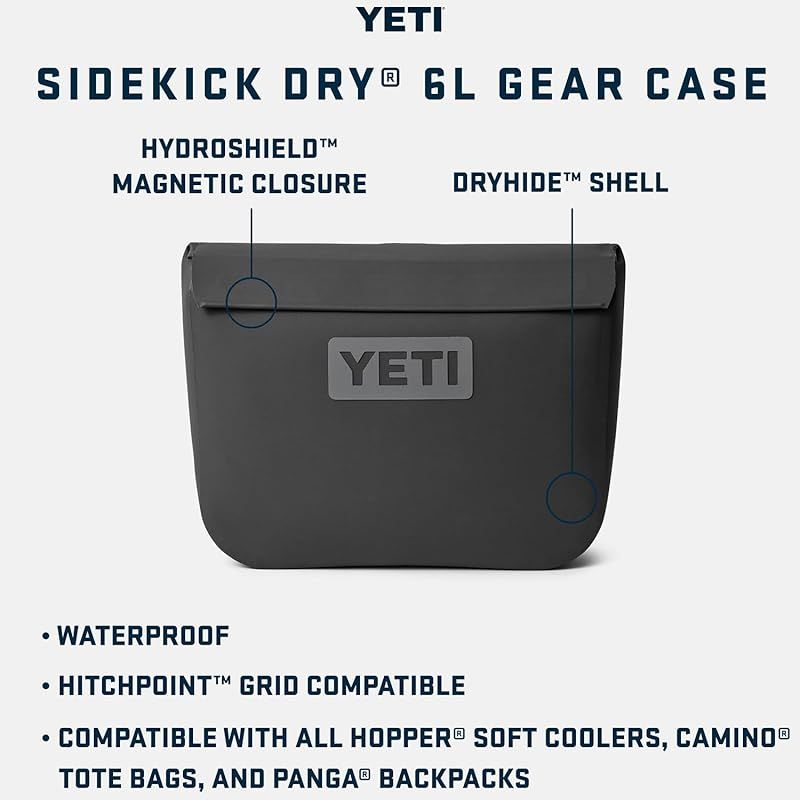 YETI Sidekick Dry 6L ギアケース ブラック