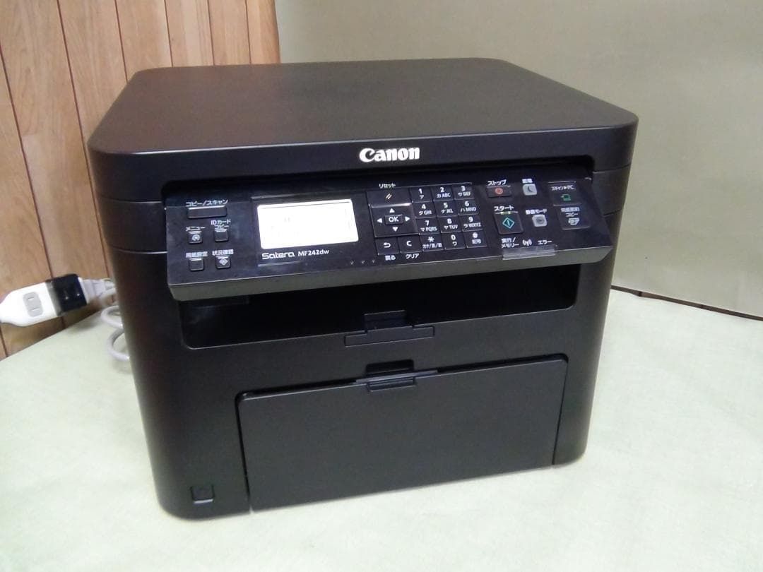X７１０ キヤノン Satera MF242dw A4モノクロレーザビームプリンタ複合機 動作品 保証付 2510