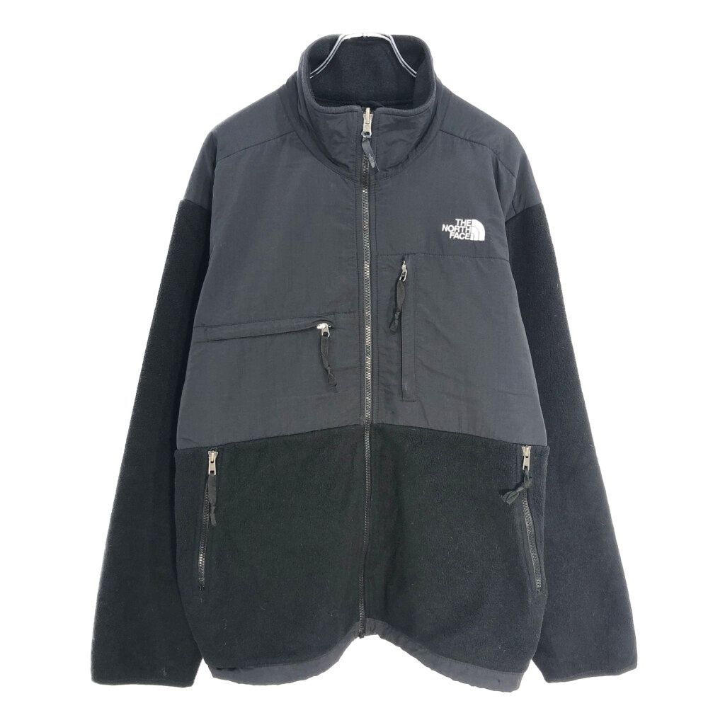 THE NORTH FACE ノースフェイス Denali デナリ フリースジャケット アウトドア ブラック メンズ L 古着 V6835