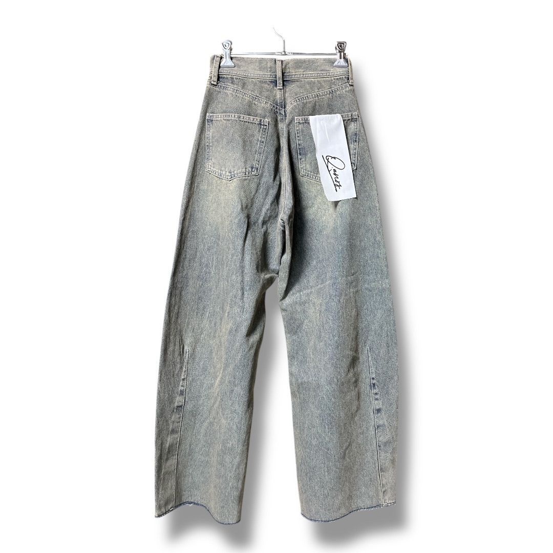 COLLAGE GALLARDAGALANTE コラージュガリャルダガランテ Qanos ブルージュデニム ジーパン ワイド レディース サイズ0 ブルージュ 通年 ゴーゴー古着マルイ北千住店 19 No.K785