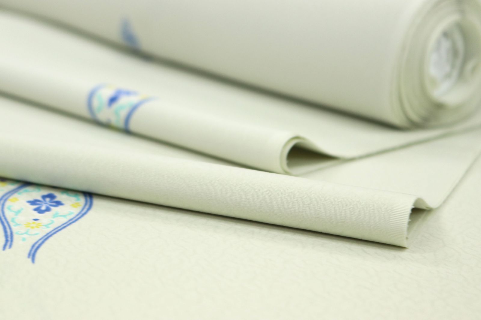 kka2823 東レ シルック きもの画廊 お洒落 小紋 着尺 洗える着物 お仕立て付き 1ヶ月半~2ヶ月で発送