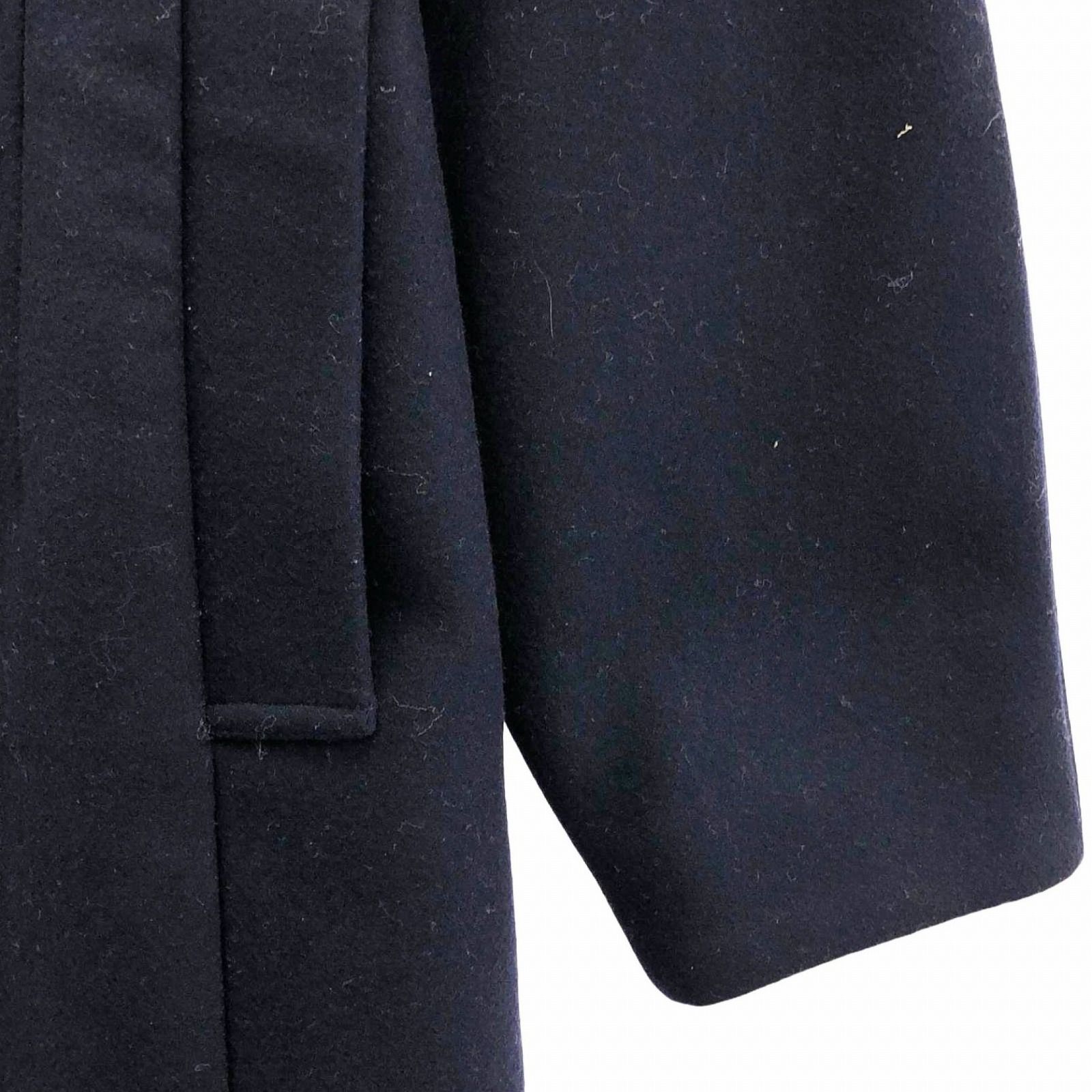 クラネ CLANE コート CONSTRUCTIVE LONG COAT ネイビー ウール コート