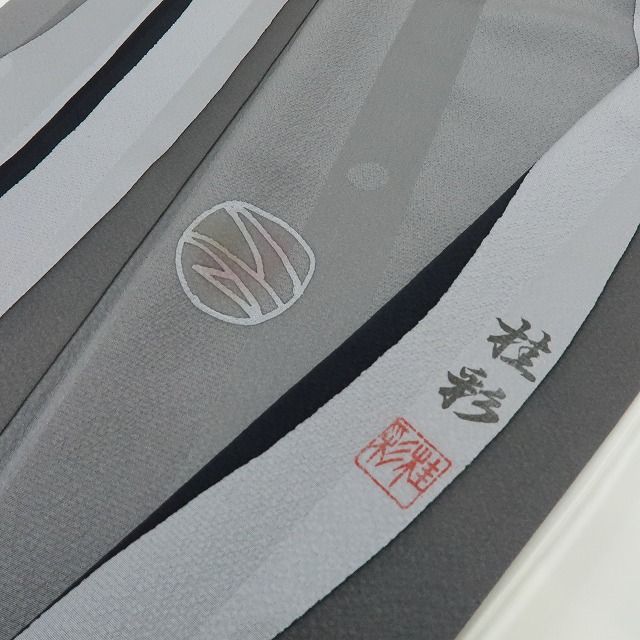 六花-RIKKA- 正絹 三松謹製 桂彩落款 手縫い 小紋 着物 A3791