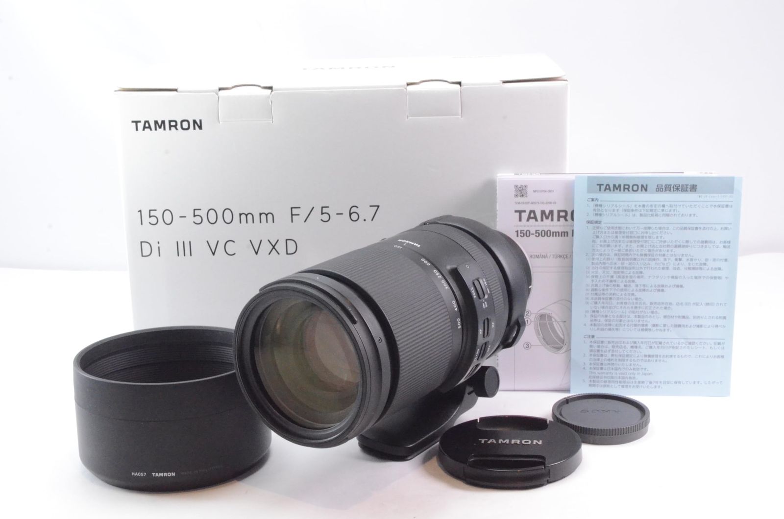 TAMRON150 500 F5 6.7 Di III VC VXD A057 ソニーEマウント用