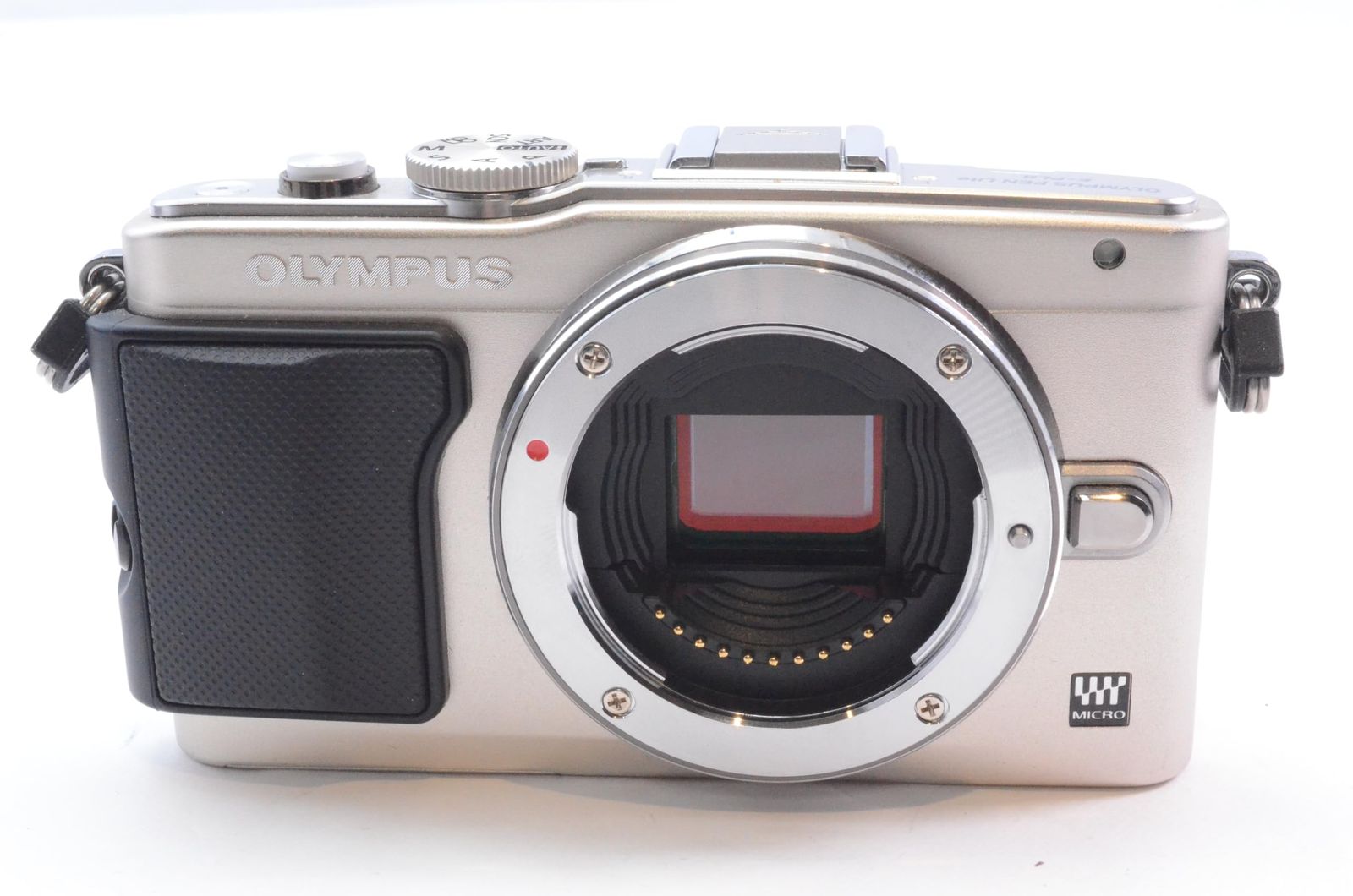 OLYMPUS ミラーレス一眼 PEN Lite E PL 6 ボディ シルバー BODY SLV