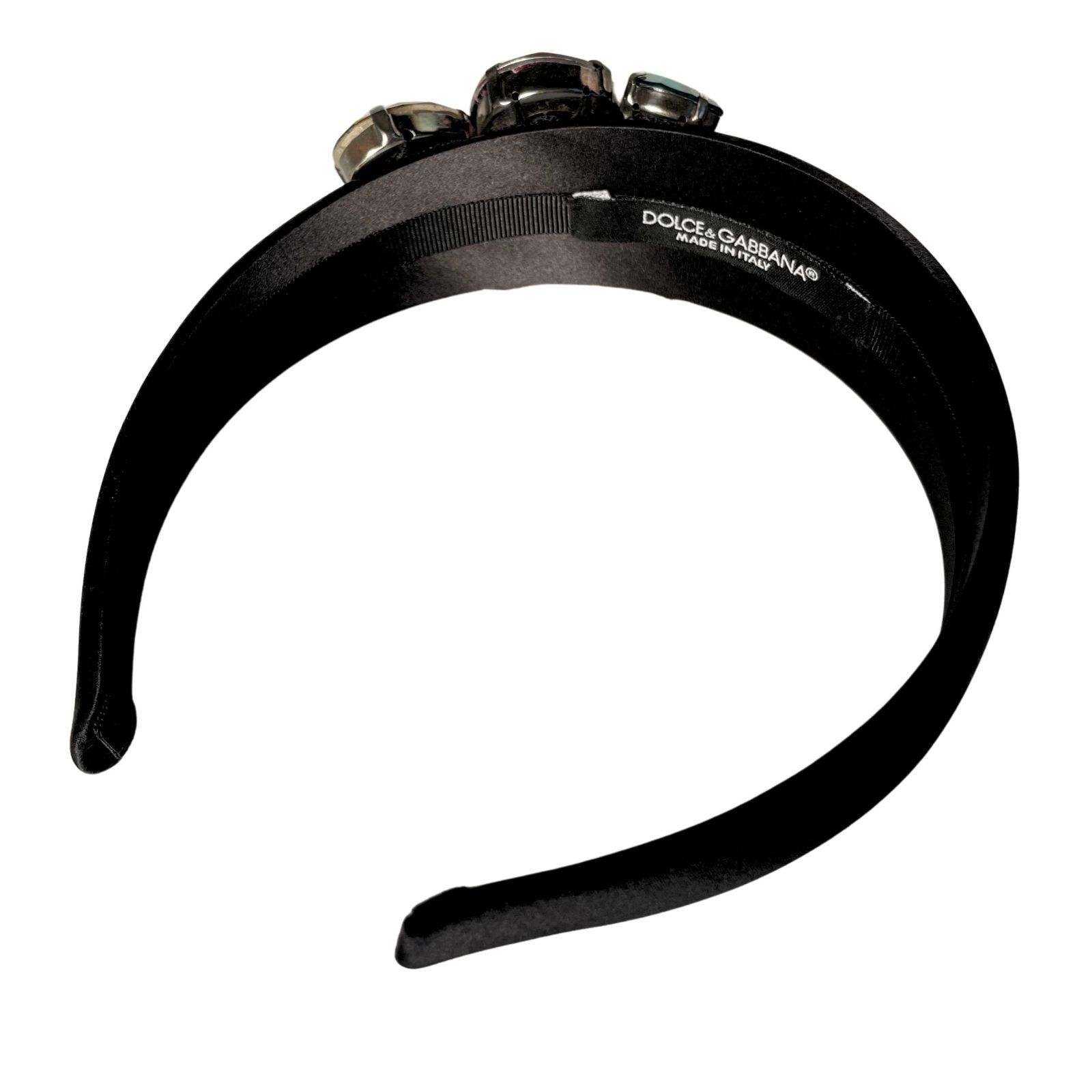 お楽しみに。 最 | ♥ DOLCE＆GABBANA ドルチェ-ガッバーナ マルチカラー ラインストーン装飾 ヘッドドレス カチューシャ レディース 最安値で最高級の