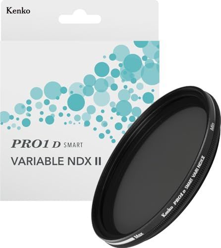 【】 Kenko 可変NDフィルター PRO1D smart バリアブル NDX II 67mm ND3~32 X状ムラなし ND3~450無段階調整 撥水・撥油コーティング 日本製 014462