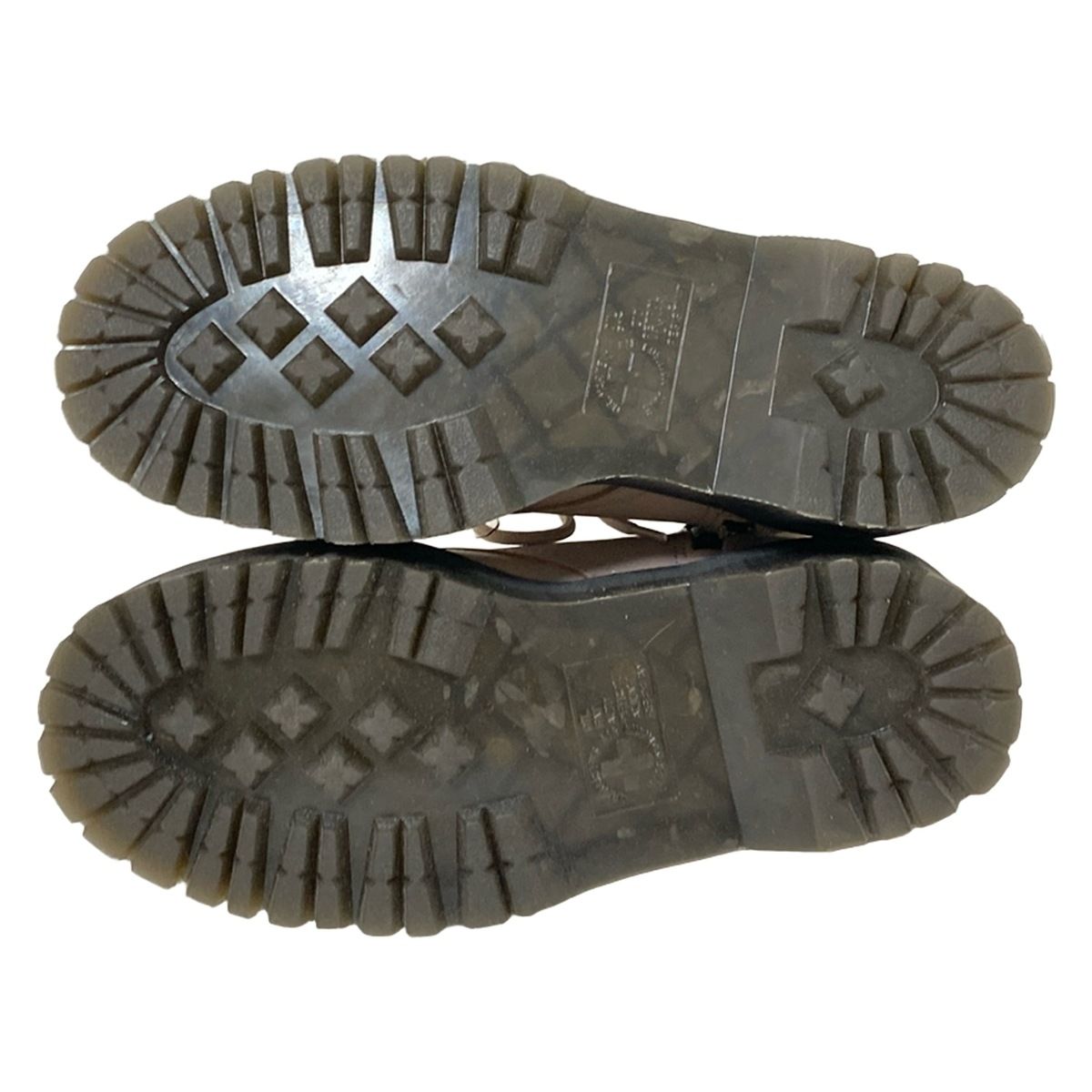  Dr.Martens ドクターマーチン ショートブーツ UK 5 レディース - グレーベージュ×黒 レースアップ レザー ブーティ ブーツ