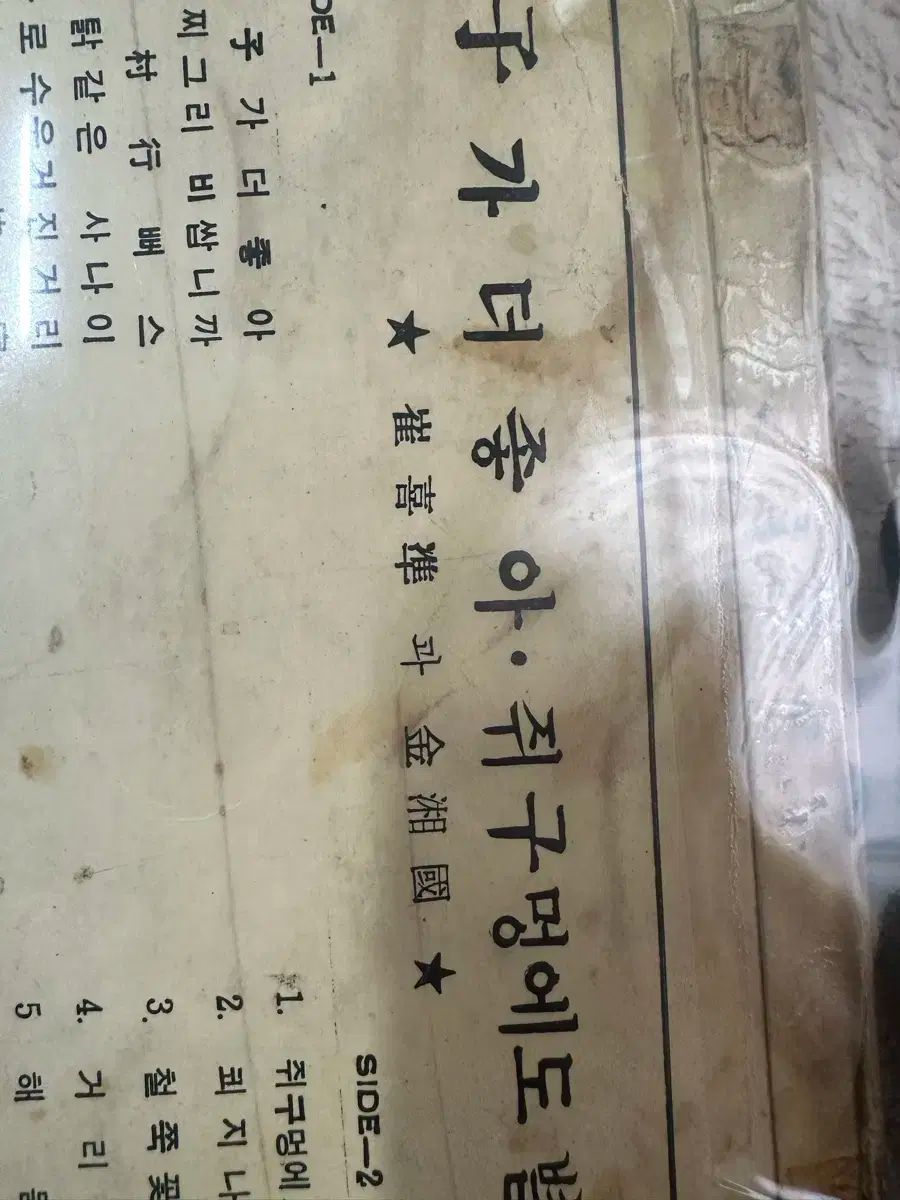 海外通販！ みょうばん チェ ヒジュン キム サングク ネズミの穴でも 陽が差す日がある LP 販売