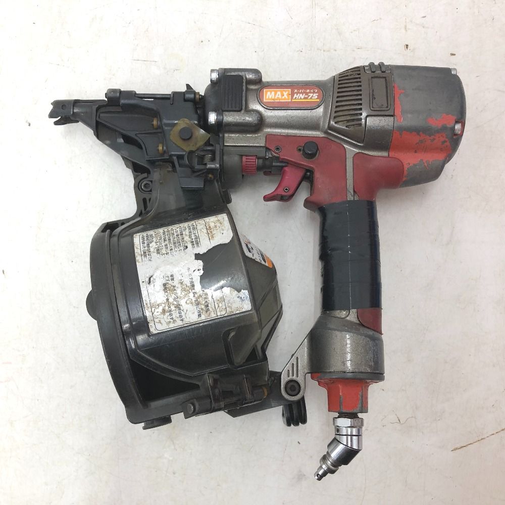 MAX マックス 75mm 釘打機 高圧コイルネイラ スーパーネイラ 本体のみ HN-75