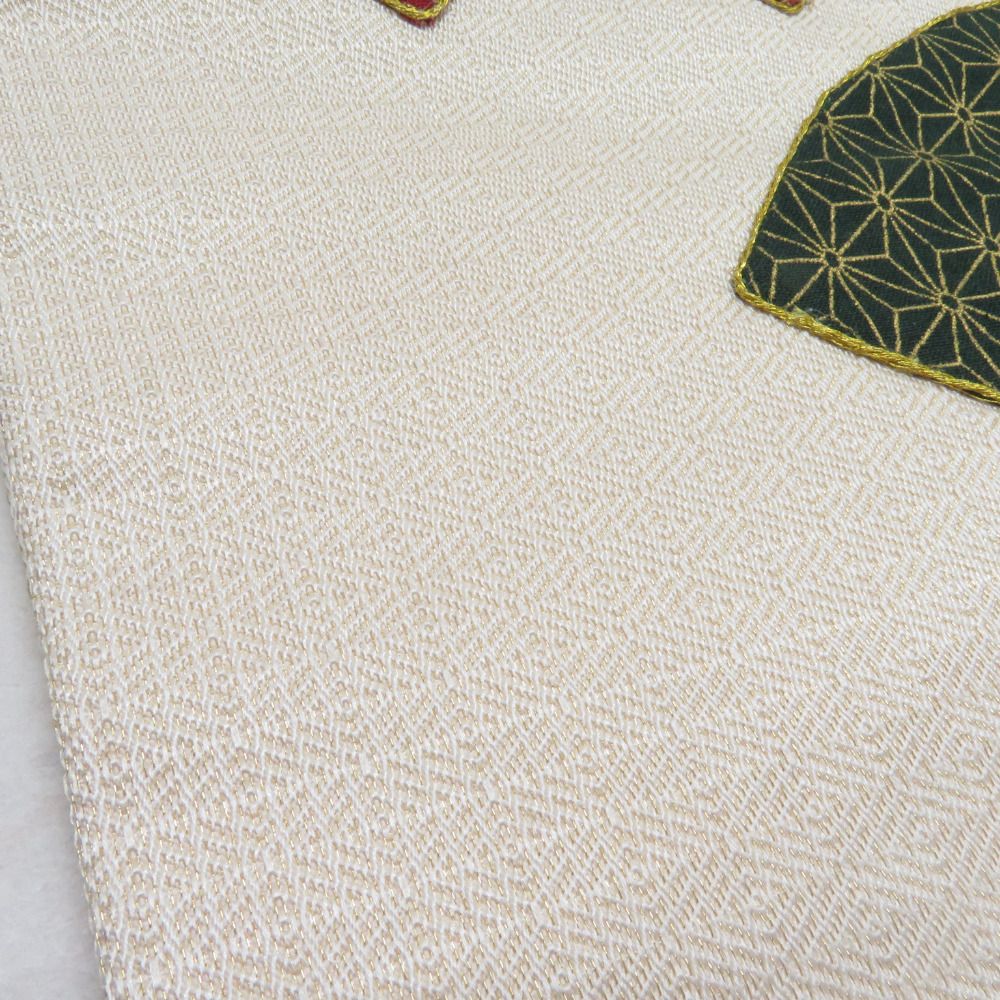 平和屋着物○九寸名古屋帯 玩具文 猫 ねこ 留紺色 鬼しぼ縮緬 正絹