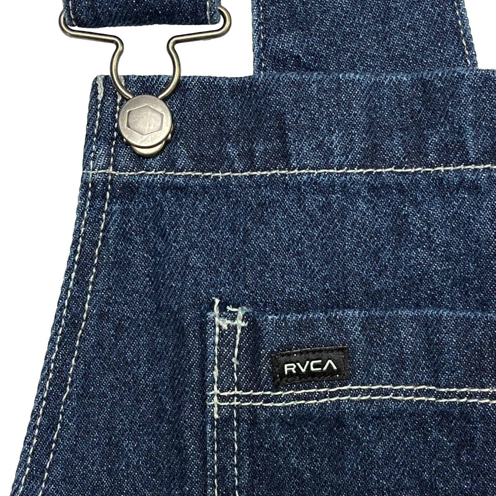 未使用／USメンズS】RVCA オーバーオール インディゴ ミディアム 