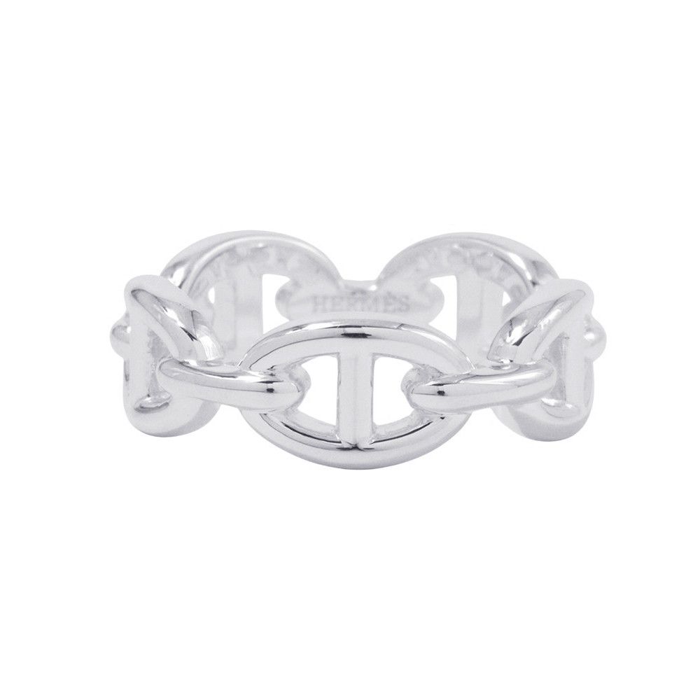 エルメス リング シェーヌダンクル アンシェネPM Enchainee SV925シルバー リングサイズ55 HERMES ジュエリー