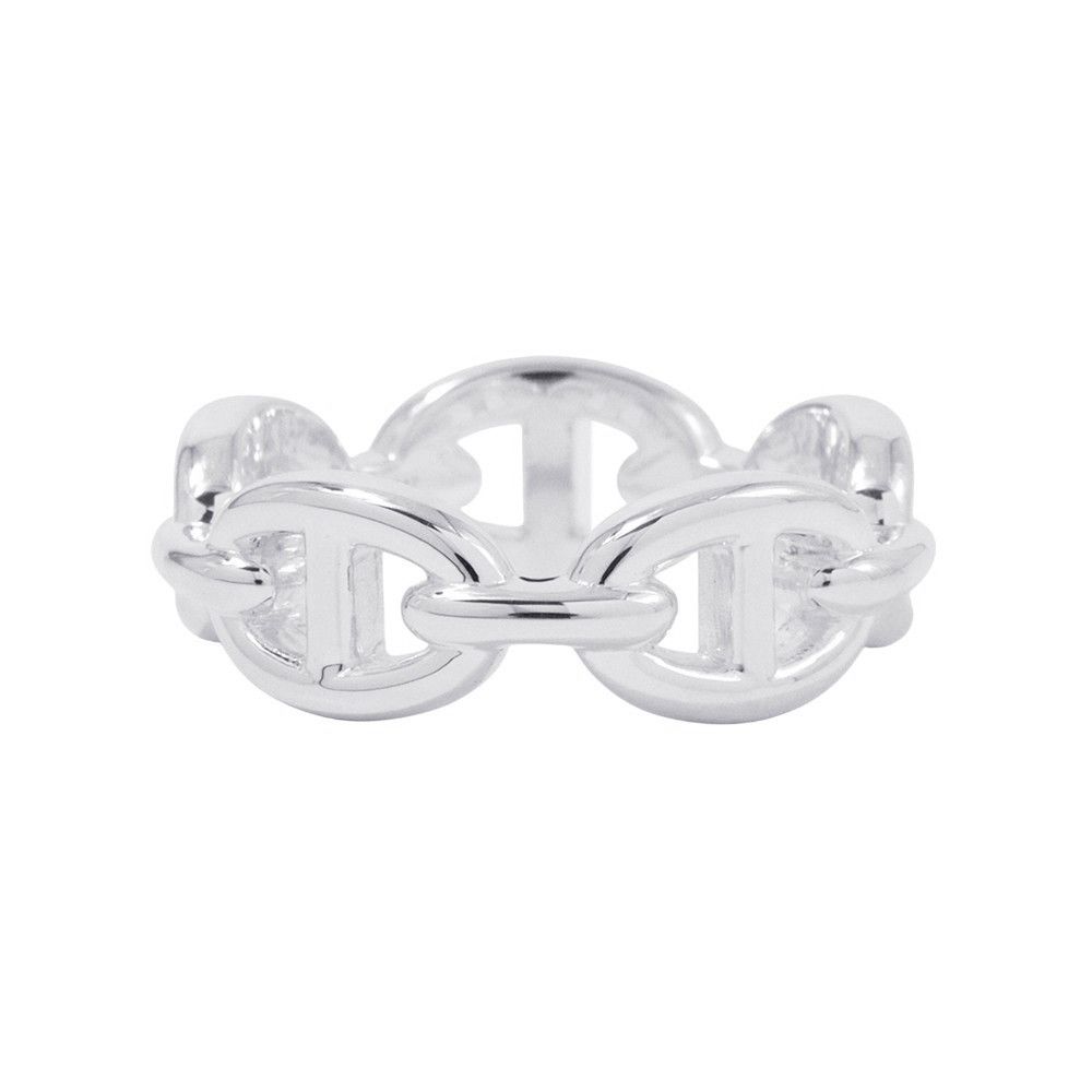 エルメス リング シェーヌダンクル アンシェネPM Enchainee SV925シルバー リングサイズ55 HERMES ジュエリー