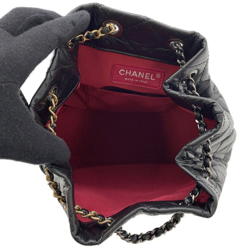 シャネル リュック マトラッセ ココマーク ガブリエル ドゥ バックパック A94485 CHANEL 黒 DECORATOM_COM_BR