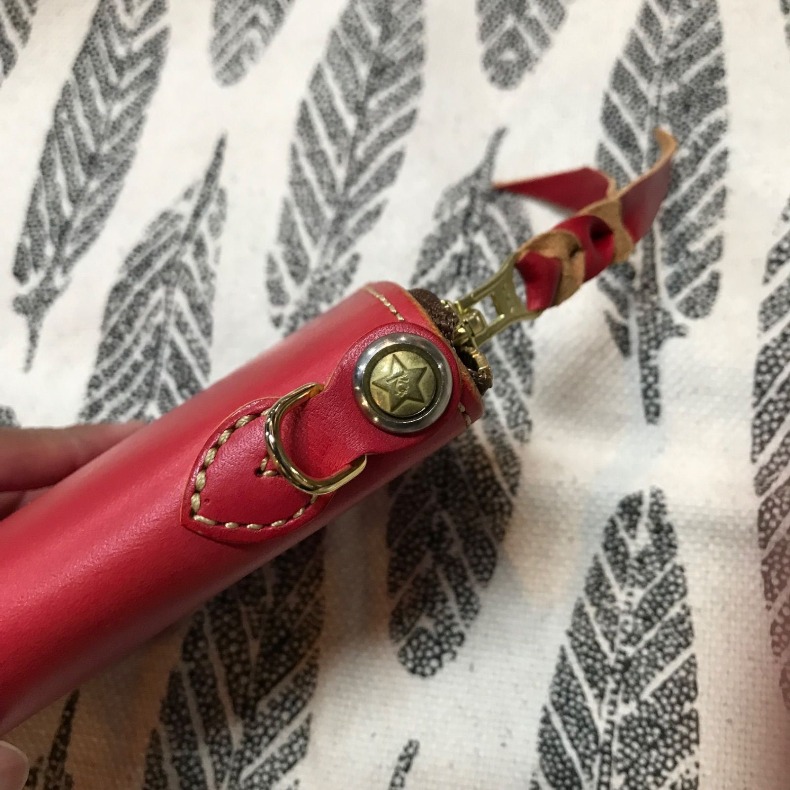 kc s ケーシーズ ウォレット 財布 長財布 レザー 牛革 カウハイド レッド 赤