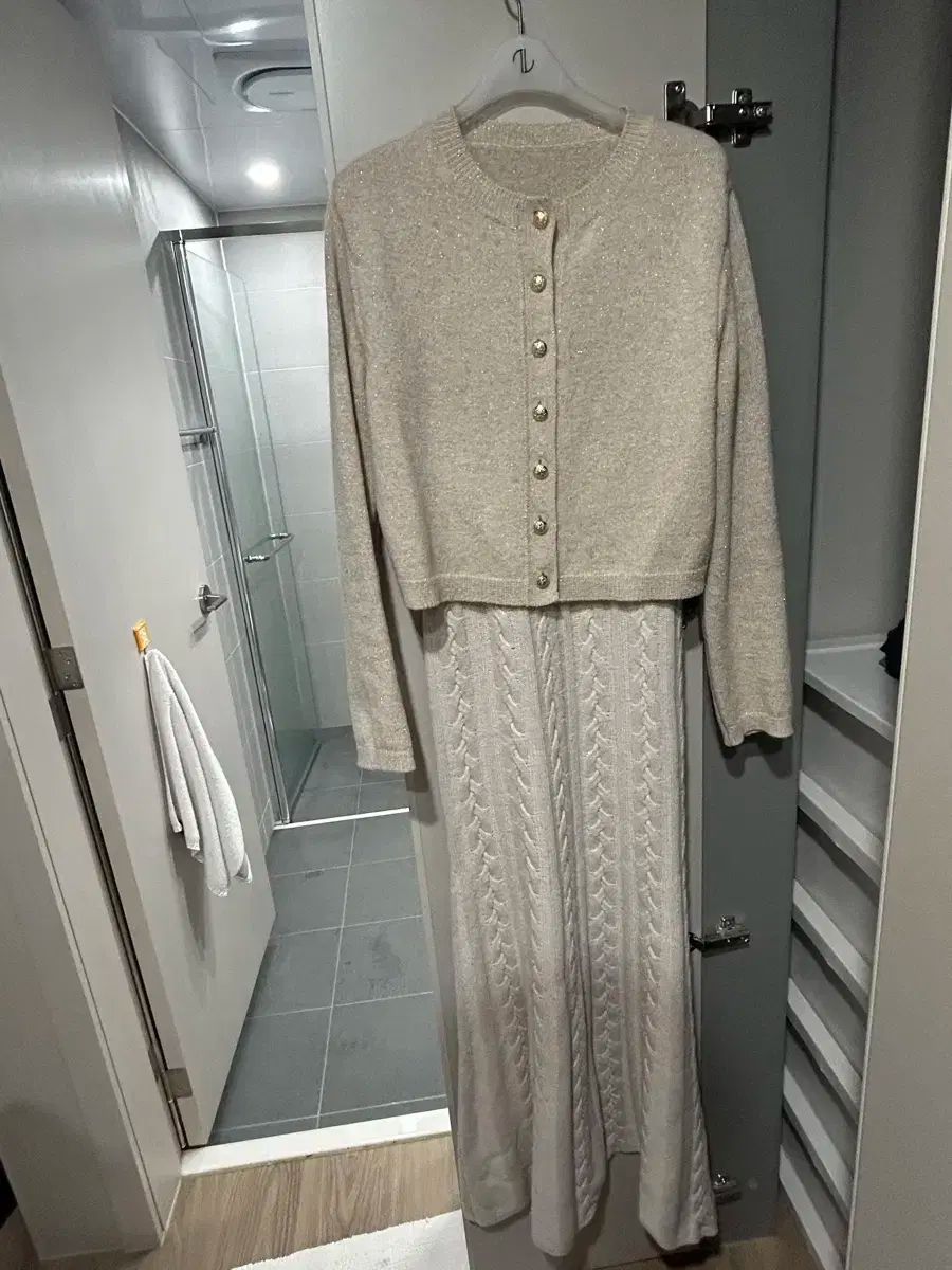 THE LAURENT モンテカルロ カーディガン シーグリ cignature シグネチャー マキシ ニット ドレス fw