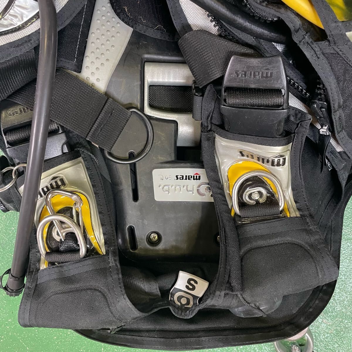 現状品 Mares HUB ダイビング BCD レギュレーター Sサイズ コンパス付き スキューバ器材セット u603