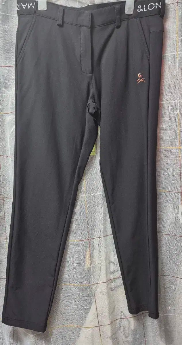 MARK & LONA マークアンドロナ ブラック スカル 注文 ゴルフ ズボン 28