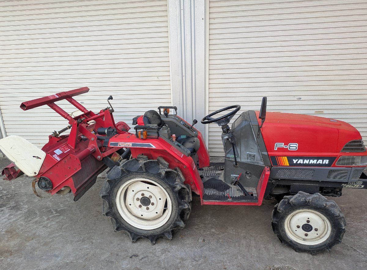 鹿児島発 ヤンマー16馬力ディーゼルエンジン耕運機F6 訳アリ現状品 できる方