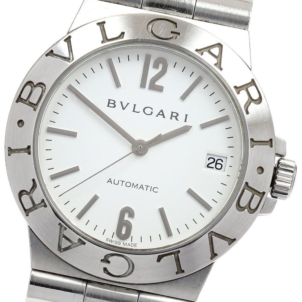 ブルガリ BVLGARI LCV35S ディアゴノ スポーツ デイト 自動巻き メンズ_915396