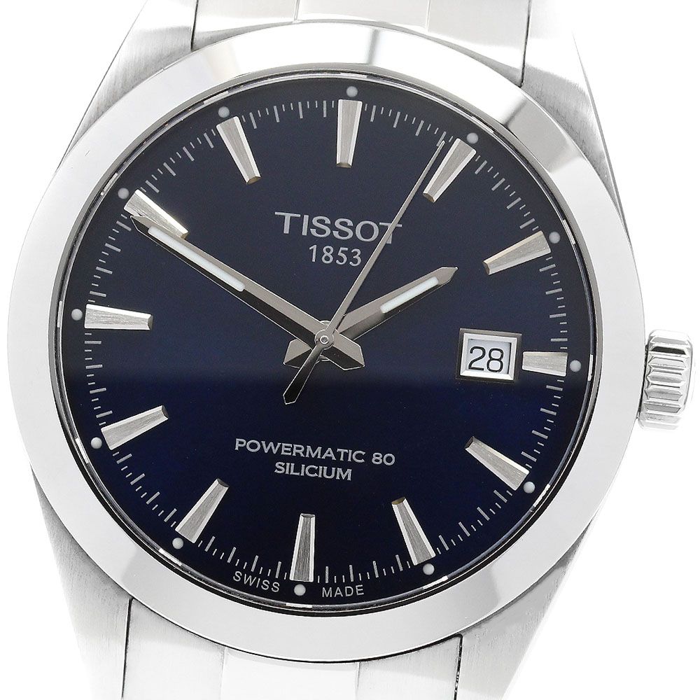 ティソ TISSOT T127.407.11.041.00 ジェントルマン パワーマティック80 シリシウム 自動巻き メンズ 箱 保証書付き_916664