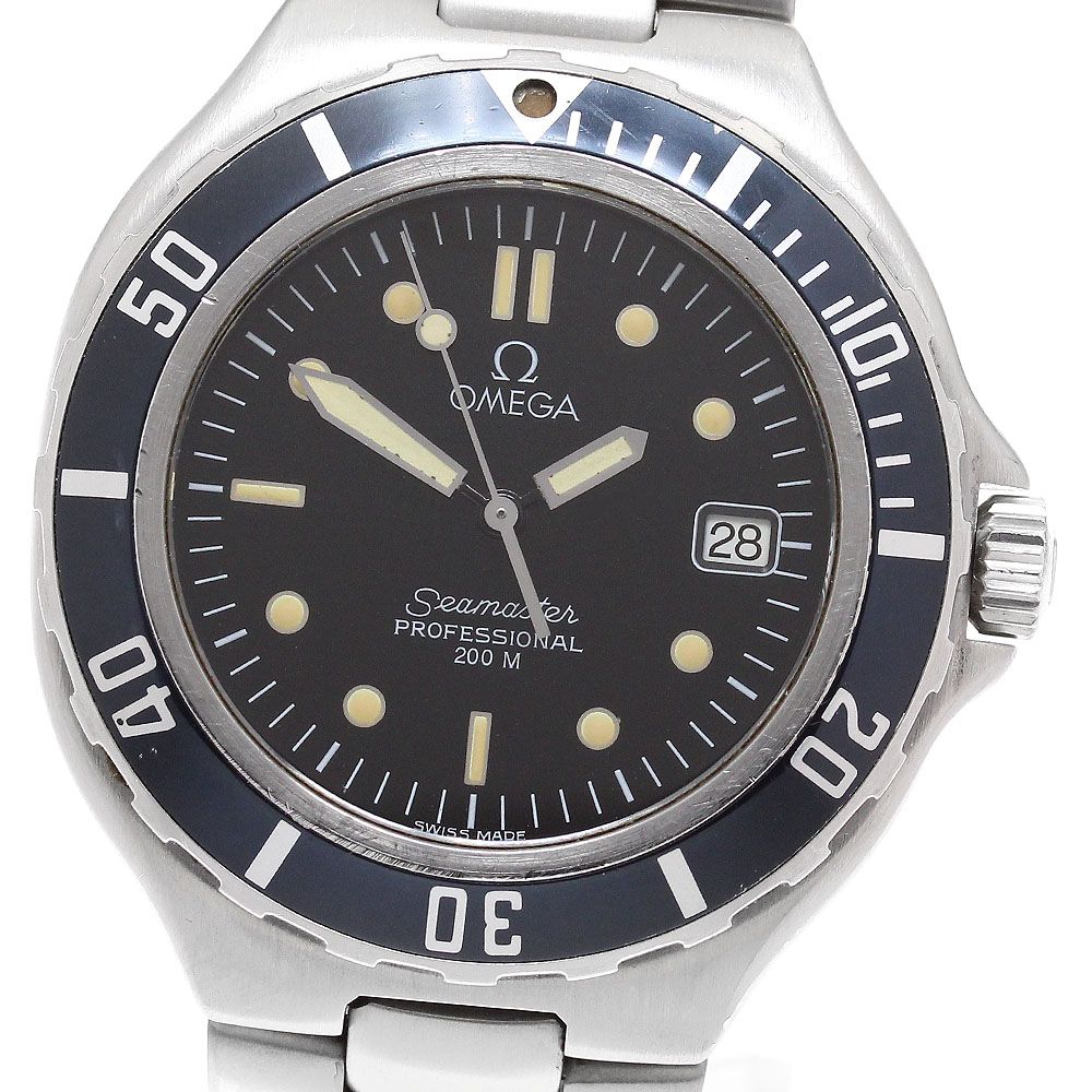 オメガ OMEGA シーマスター200ｍ デイト クォーツ メンズ_916311