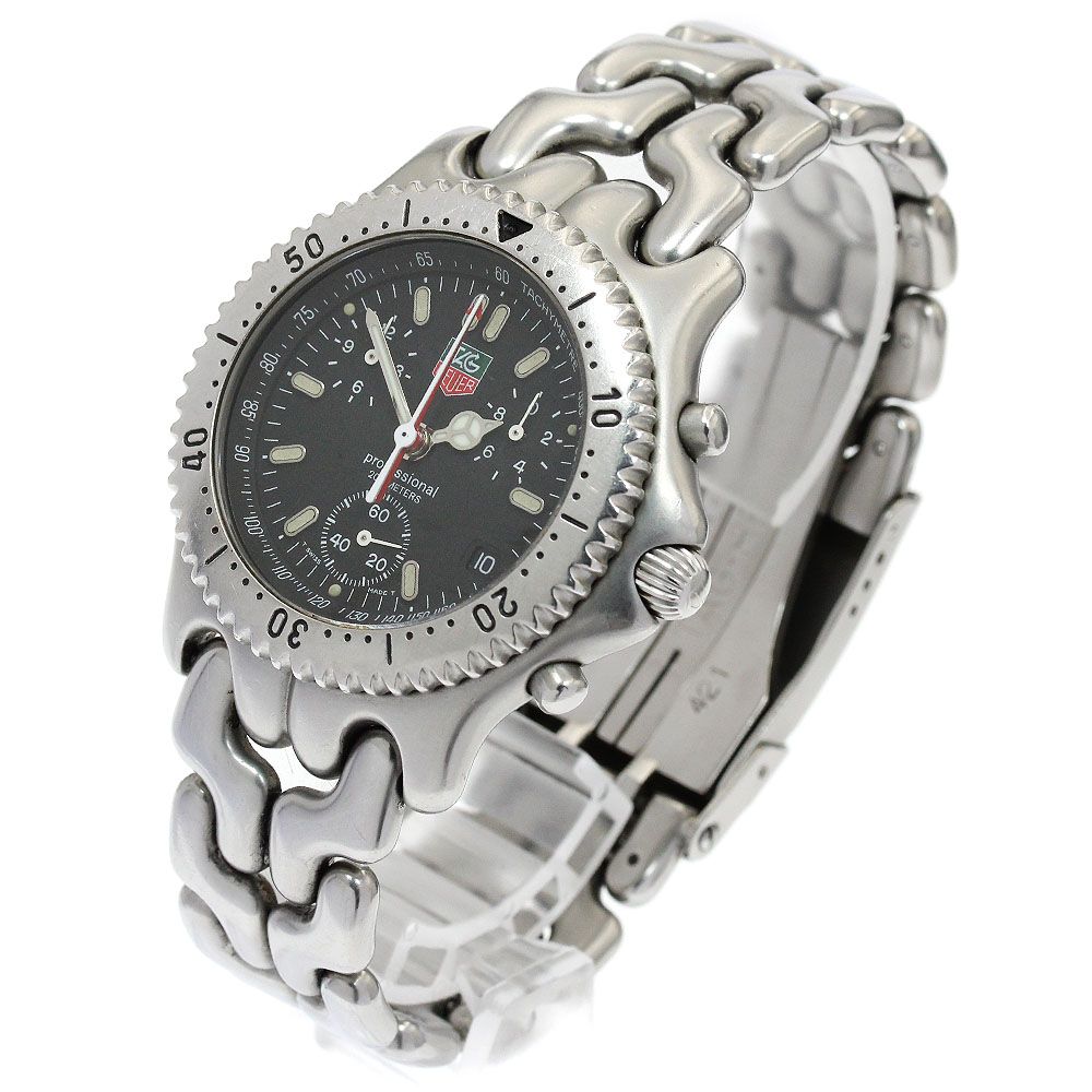 タグホイヤー TAG HEUER S 39 306 セル デイト クロノグラフ クォーツ メンズ_915337