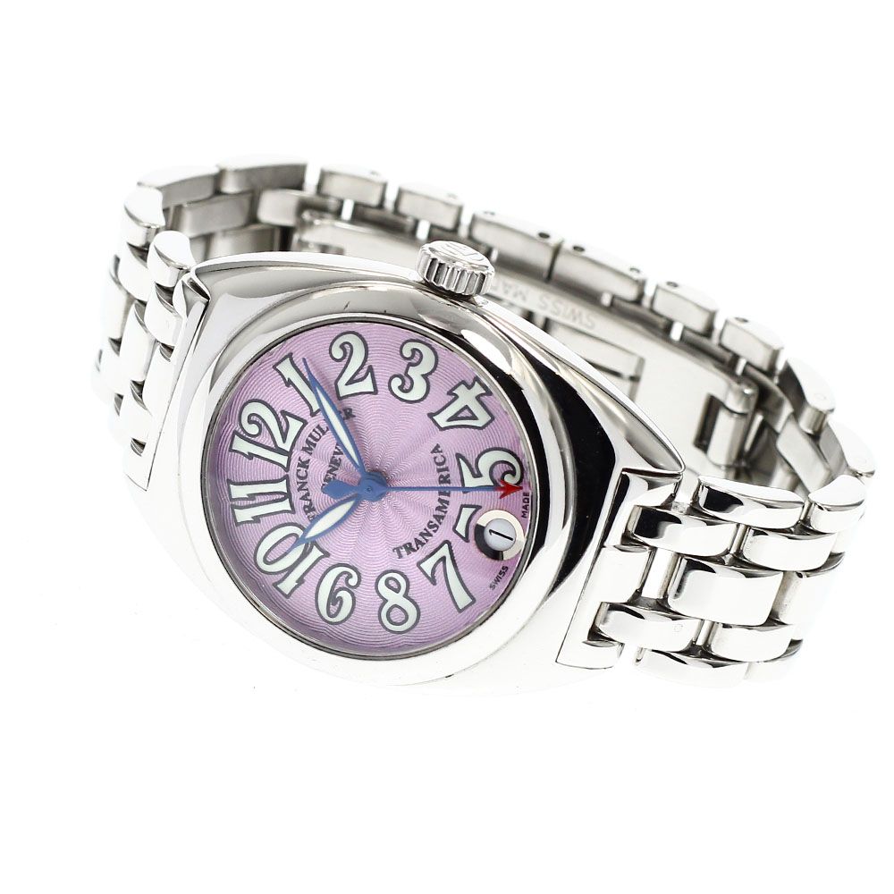 フランクミュラー FRANCK MULLER 2000 L トランスアメリカ デイト オートクォーツ レディース_916172