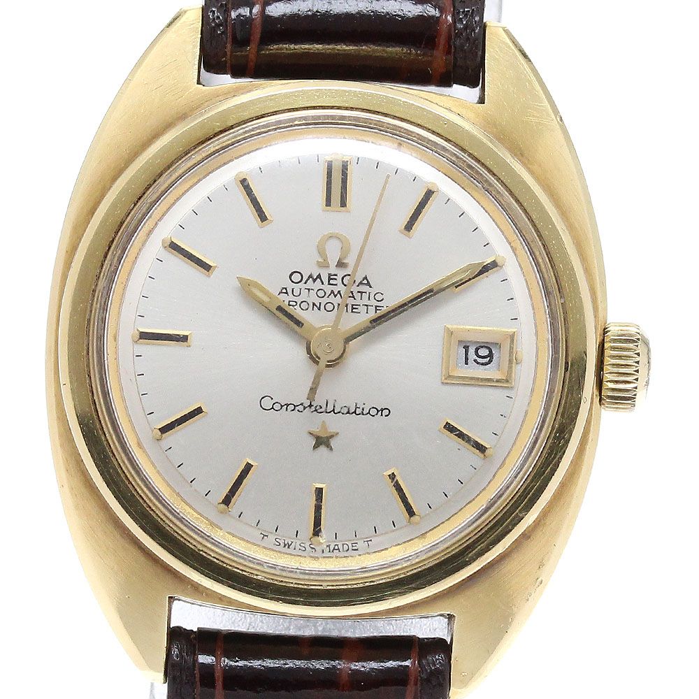 オメガ OMEGA 568.001 コンステレーション cal.682 デイト 自動巻き レディース_905555