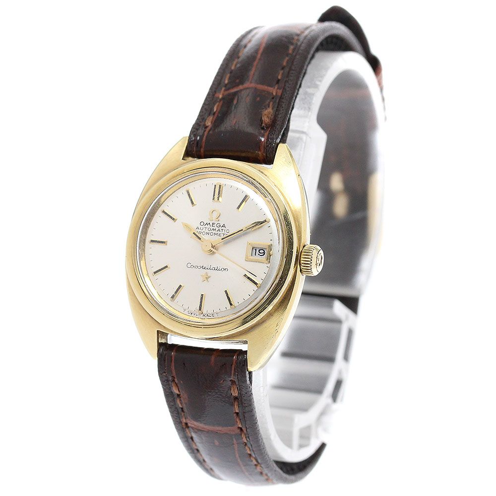 オメガ OMEGA 568.001 コンステレーション cal.682 デイト 自動巻き レディース_905555