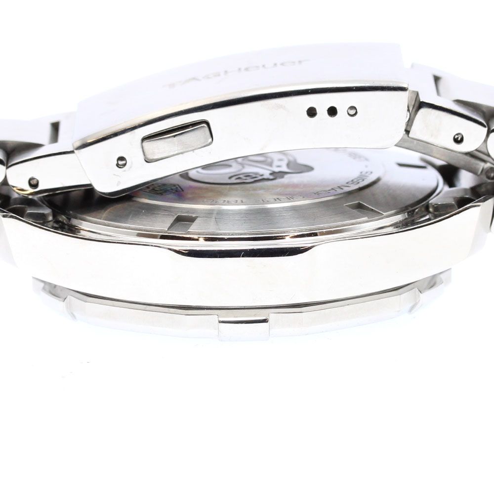  タグホイヤー TAG HEUER WAY201B アクアレーサー キャリバー5 デイト 自動巻き メンズ _914431 ブラック系 自動巻き時計 腕時計(アナログ)