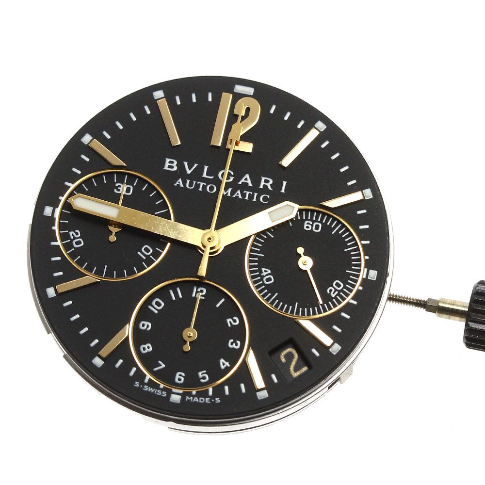 ブルガリ BVLGARI ムーブメント Cal 080 TEEM クロノグラフ 自動巻き メンズ_I 21