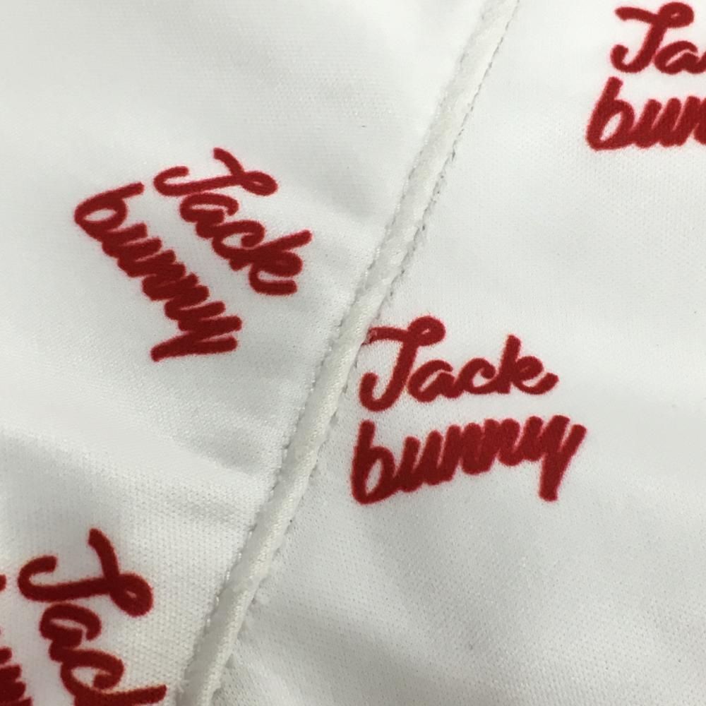 白×レッド ロゴ総柄